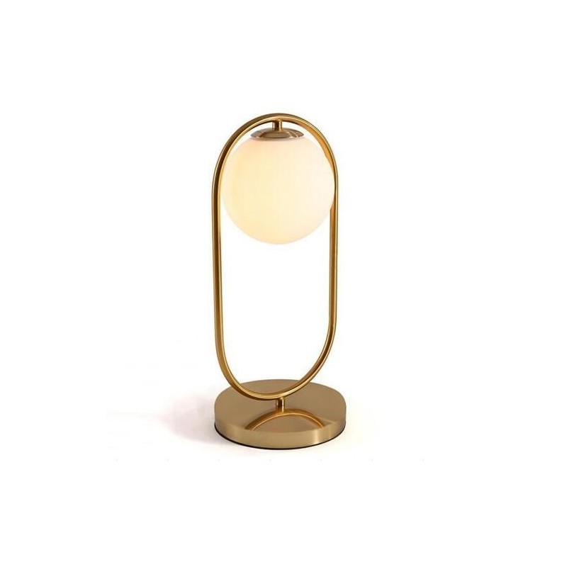 Lampe de table laiton lampe de chevet lampe de table boule de